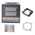 thumbnail image 4 of Tapis de Chaleur de Semis avec Thermostat Numérique Combo Set, Régulateur de Température Thermostat Numérique PID Long 100V 240V et 3.3ft M6 Impérial K Type Module Relais Thermocouple, 4 of 8