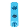 thumbnail image 2 of Aluminum Manifold Block Splitter  Compatible with Air Pumps Cylinders  Compressors for Automation Equipment, 2 of 8