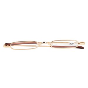 Verres de lecture avec boîtier, Lunettes de lecture mince Petites Lunettes de Lecture mince Mini Verres de lecture construits pour les professionnels