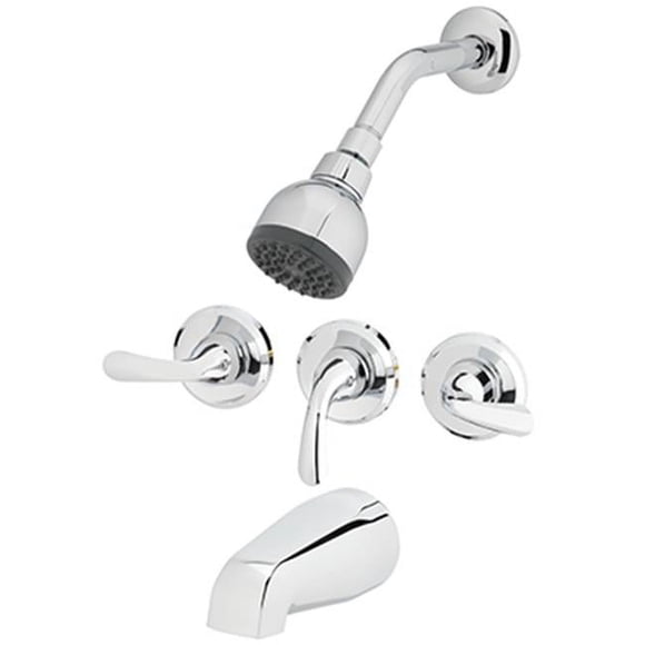 Homewerks 179914 Non-Pressure Balancing Shower Faucet- Chrome