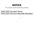 thumbnail image 2 of TEC Front Rear Ceramic Brake Pads Kit for Car Hyundai Venue Kia Soul KTC-100727, 2 of 10