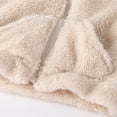 thumbnail image 4 of Boys And Girls' Jackets For Babies Children'S Winter Coats Fall And Spring Styles Inner Wear Thick Padding Thickened Cardigan Warm Top Suitable For 9M 6Y Old Boys Tops Beige 90/1 Y—2 Y, 4 of 7