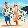 thumbnail image 4 of Saint Patricks Day Decorations Home Microfiber Beach Towel Super Lightweight Colorful Bath Towel Sandproof Beach Blanket Multi-Purpose Towel For Travel Swimming Pool 30x60 Inch, 4 of 5