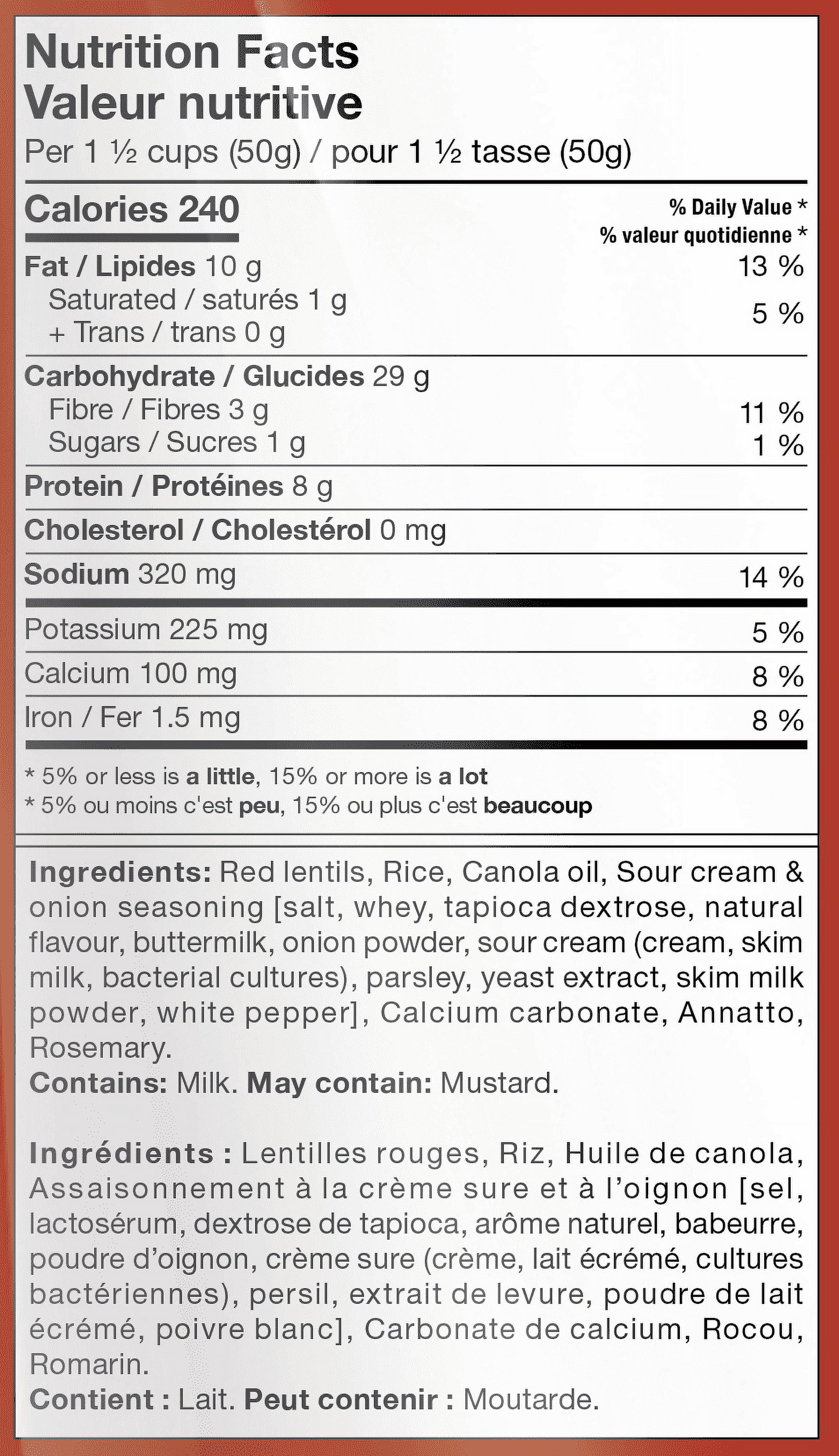 Harvest Snaps Crunchy Loops Sour Cream & Onion 71g