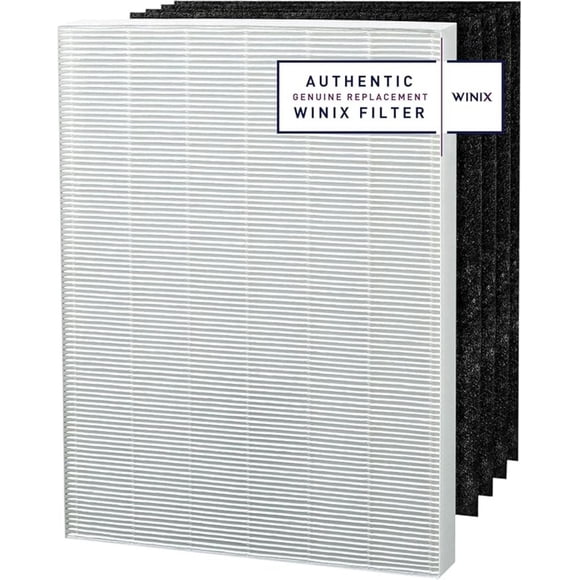 Filtre de rechange Winix 115115 True HEPA Plus 4 A, compatible avec les modèles Winix 6300, P300, 5300, 5500, 5300-2, 6300-2, AM90, C909, 9800 et C535
