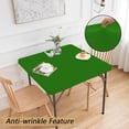 thumbnail image 4 of Fitted Tablecloth Elastic Polyester Table Cover for Round and Square Tables, Dustproof and Scratch Resistant Table, 4 of 6