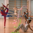 thumbnail image 3 of SUTENGDA Dance Ribbons Streamers 13Ft Unisex Kids‘ Gymnastics Ribbon Wands Perfect Rhythm Sticks for Talent Shows Artistic Dancing Twirling, 3 of 8