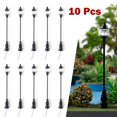 thumbnail image 1 of Lefu 10Pcs N scale 1:160 Model Railway LED Street Light Garden Light Model Lamps DIY, 1 of 8