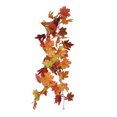thumbnail image 3 of Artificial Maple Vine, Simulation Fall Leaves Garland  For Halloween For Thanksgiving Day Double Maple Leaf Rattan Type A,Two Leaf Maple Leaf 7 Leaf ,Double Maple Leaf Rattan Type, 3 of 8