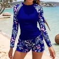 thumbnail image 2 of Women'S New Swimsuit Conservative Split Surfing Suit Swimwears Rash Guards L, 2 of 7