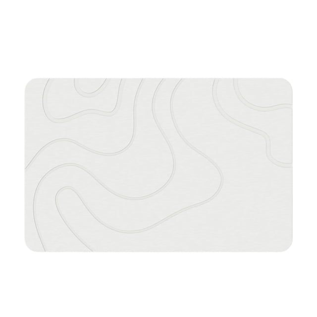 Diatomaceous Earth Stone Bath Mat Super Absorbent Quick Drying Shower Mat Water Absorbing Rug for Bathroom Floor Easy to Clean Natural Material