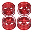 thumbnail image 2 of RC Crawler Parts, RC Car Wheel Rim Hubs Wear-Resistant Durable Lightweight  for MN86 1/12 RC Crawler Red,Blue,Black, 2 of 7