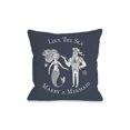 thumbnail image 1 of One Bella Casa 82388PL16 16 x 16 in. Marry a Mermaid Pillow, Navy, 1 of 1