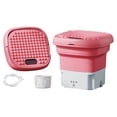 thumbnail image 1 of EDHITNR Foldable Mini Washing Machine 3.8L Portable Laundry Washer Cleaner for Clothes Underwear, Compact Travel Washer for Dorm RV Camping Kitchen, Blue, 1 of 2