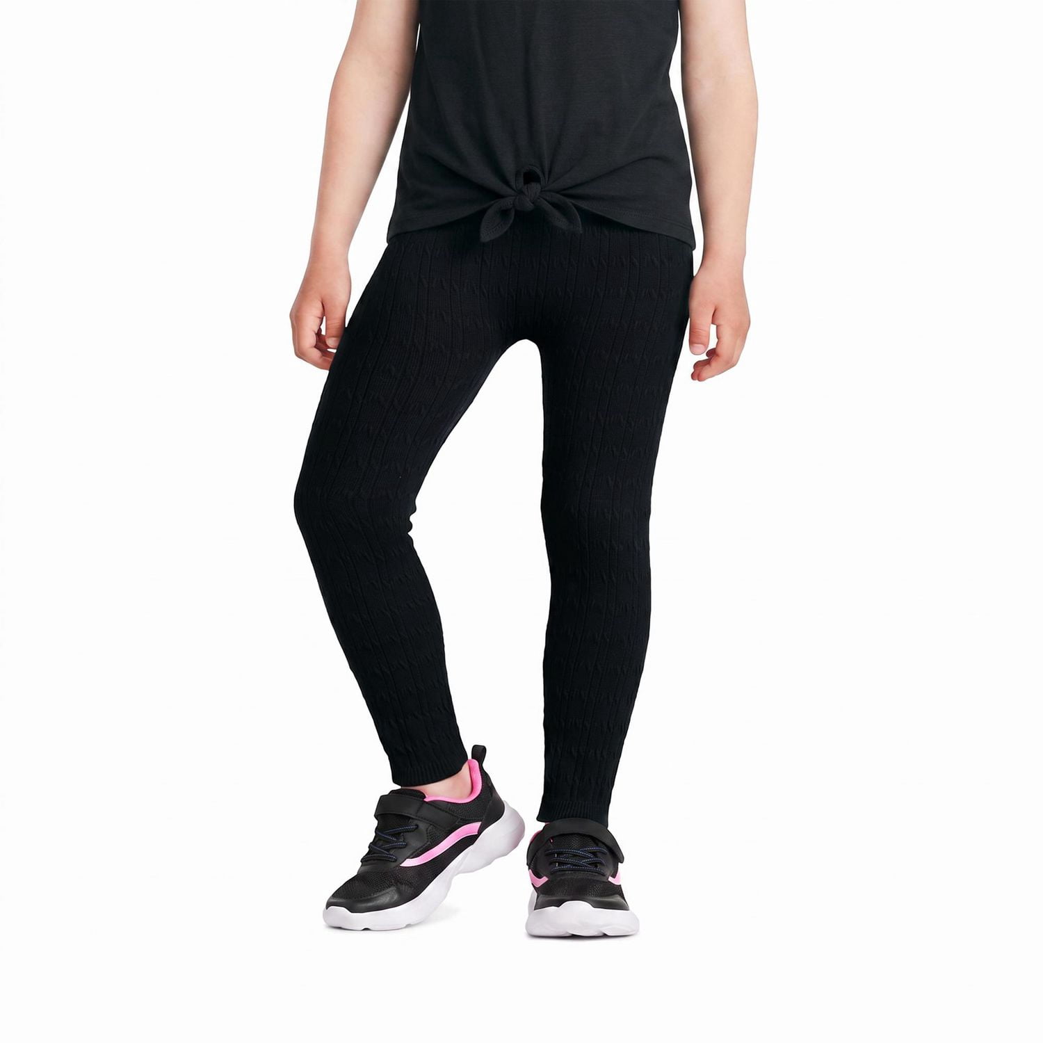 George Girls' Cable Knit Seamless Legging