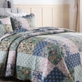 thumbnail image 4 of MarCielo Ensemble de Couvre-Lit Matelassé 3 Pcs Polyester Léger Format Grand Lit, 4 of 11