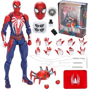 Dupurit Spider Mαn Jeu de mise à niveau de la poupée des figures d'action Edition Doll Hand Office Aberdeen de décoration modèle Set de boîte de peinture pour les ventilateurs 6-Inches