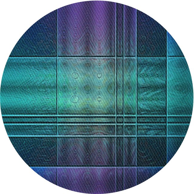 Ahgly Company Tapis d'Intérieur Ronds de Style Transitionnel Lavables à la Machine, Vert Mer Clair, 3 Pieds Rond