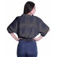 thumbnail image 4 of Moomaya Hauts à Manches Boxy Imprimés pour Femmes, Col en V, Taille Élastique, Kimono, 4 of 4