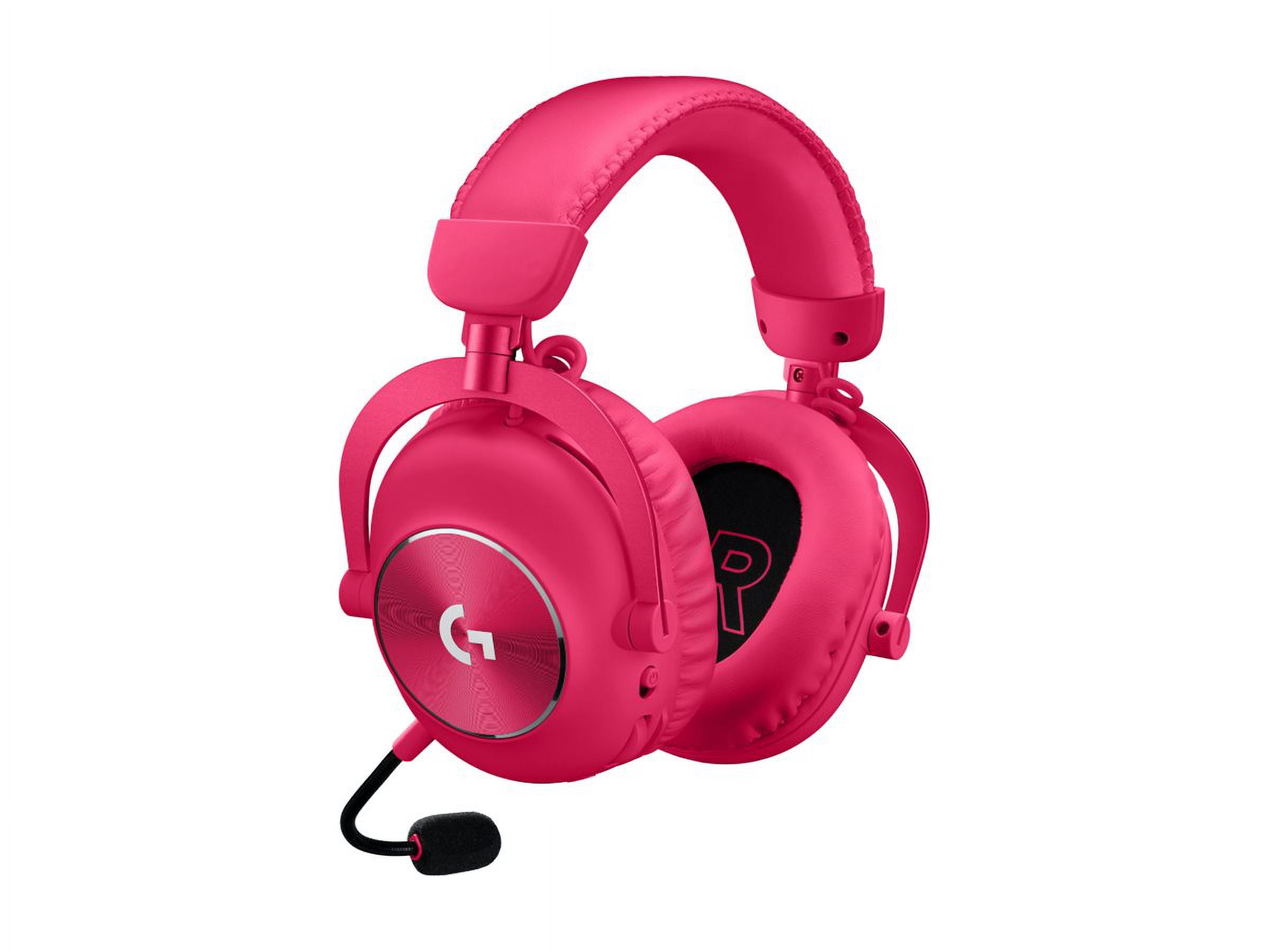 Logitech G PRO X 2 LIGHTSPEED Wireless Gaming Headset, Magenta