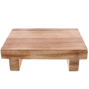 Small Wood Footstool Bathroom Footrest Couch Footrest for Living Room Entryway Office