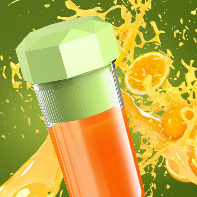Suncoda Fruit Juicer, Orange Lemon Juicer Small Juicing Cup Home Mini Cup Portable Juicer Portable USB Charging