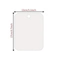 thumbnail image 3 of Fogless Shower Mirror 8x6 Inch Shatterproof Acrylic Wall Hanging & Handheld Design for Shaving, Makeup - Portable Travel Camping Locker Mirror with Removable Hook - Safe for Kids, Easy Clean, 3 of 9