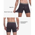 thumbnail image 3 of INNERSY Boxer Briefs with Open Fly Cotton Stretch Underwear for Men 7-Pack (Gradient Basics, Small), 3 of 6