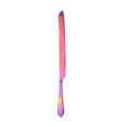 thumbnail image 1 of Stainless Steel Serrated Bread Knife Long Handle Kitchen Baking Cake Slicer, 1 of 4
