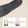 thumbnail image 5 of EGNMCR Semelles Thermiques en Laine avec Évents d'Aération Haute Résilience Coussin Chaud pour Bottes d'Hiver Chaussures de Randonnée Protection par Temps Froid Semelle Intérieure en PU, 5 of 5