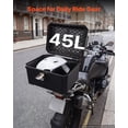 thumbnail image 3 of VEVOR Motorcycle Top Case 45L Universal Waterproof ABS Motorcycle Tail Case, 3 of 9