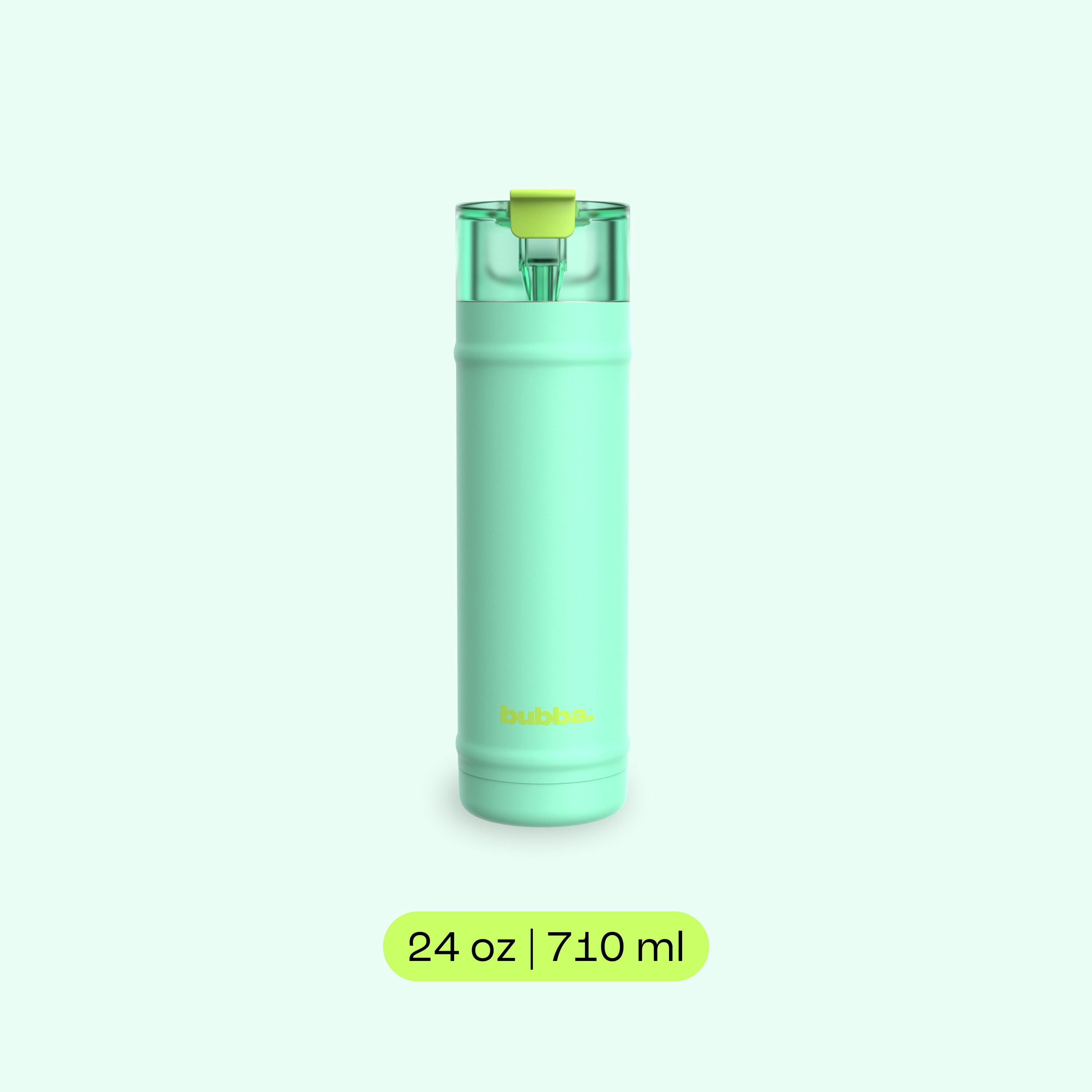 Bouteille d’eau bubba DualSip, acier inoxydable isotherme, 710 ml (24 oz) – antifuite, sans BPA, sans plomb, lavable au lave-vaisselle