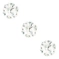 thumbnail image 2 of mmirethe Unique Style Round Wall Clock Timeless For Any Space Durable Construction Decorative Wall Clock As Shown type 7 3Set, 2 of 6
