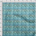 thumbnail image 3 of oneOone Cotton Silk Fabric Chevron Ikat Printed Fabric 1 Yard 42 Inch Wide, 3 of 4