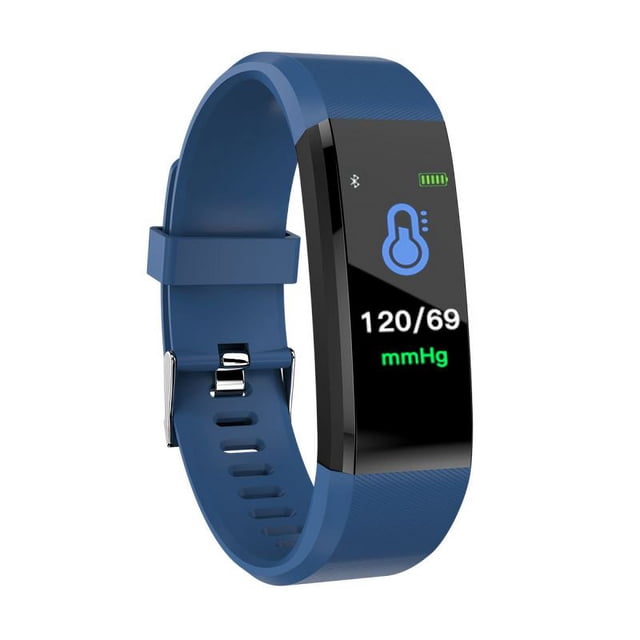 DEBGFS Fitness Tracker Activity Tracker with Heart Rate Monitor IP67 Waterproof Pedometer Watch with Sleep Monitor Step Calorie Counter Smart Bracelet for Women and Men,blue