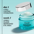 thumbnail image 4 of Olay DEPUFFING EYES HYALURONIC EYE CREAM, Fragrance-Free, 15 mL, 4 of 12