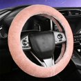 thumbnail image 1 of TopLLC Star Car Steering Wheel Cover Sable Winter Warm Thickened Non-slip Interior Handlebar Cover Steering wheel cover, 1 of 6