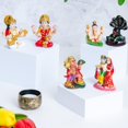 thumbnail image 1 of Accent Collection Mini Hindu Gods Mini Figurines Set Home Hindu decor Lord krishna statue resin, 1 of 3