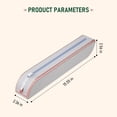 thumbnail image 3 of JMYHOAM Kitchen Gadgets Plastic Wrap Dispenser with Cutter Aluminum Foil Dispenser Refillable Wrap Dispenser Plastic Food Wrap Dispenser Cling Film Dispenser. Home and Kitchen on Clearance, 3 of 9