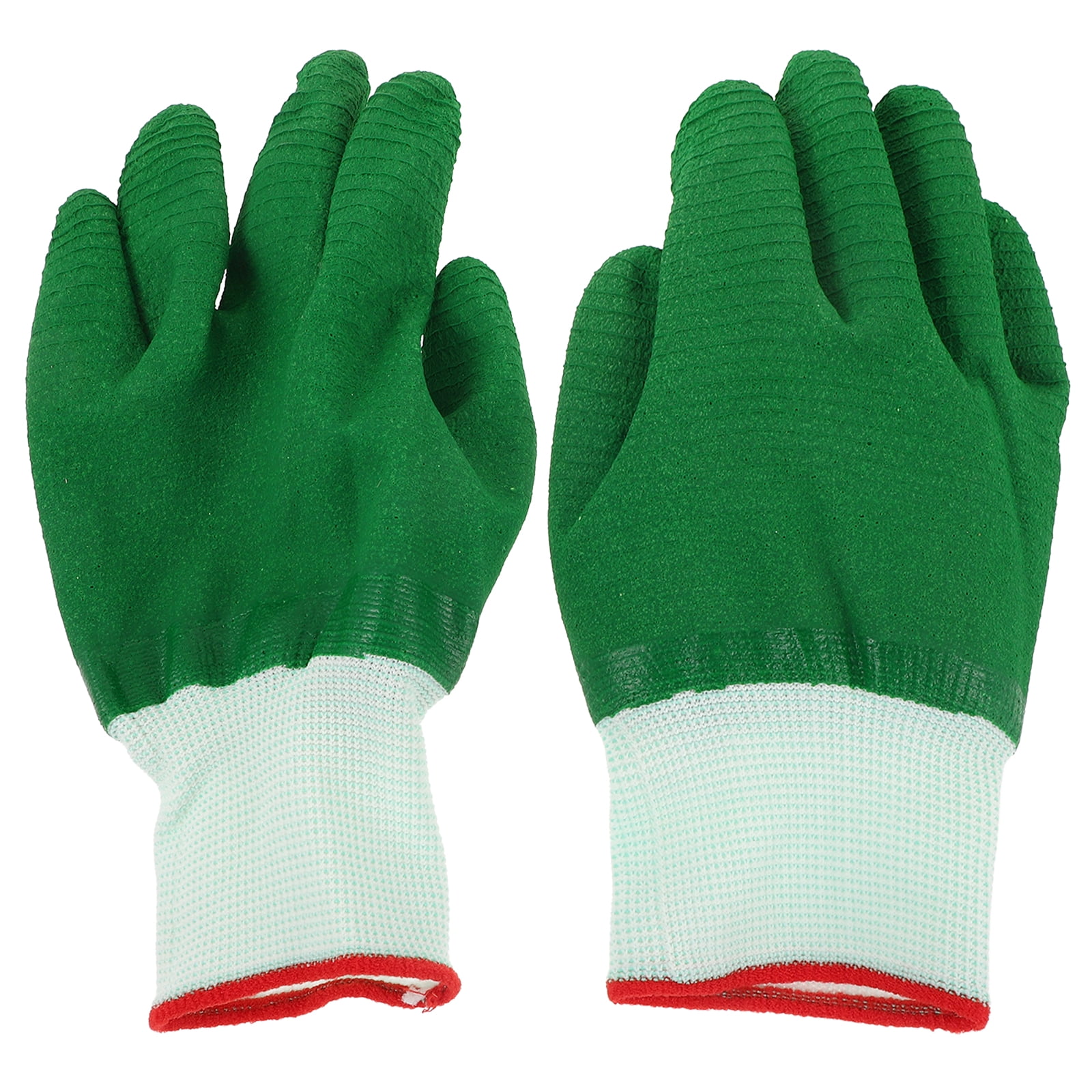 KAKOWELY work gloves 4 Pairs of Outdoor Glass Carrying Glove Anti-slip Industrial Safety Glove Anti-wear Gloves9.84"X3.94"X1.18"