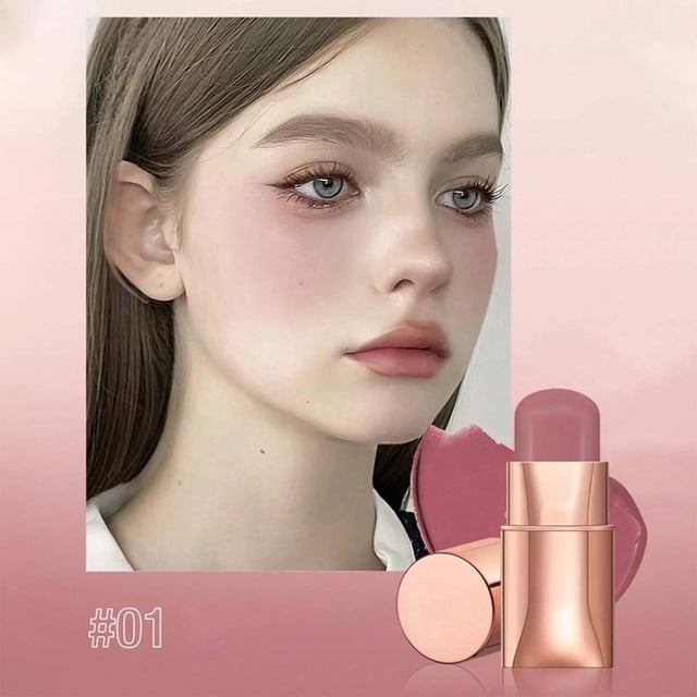 HHBEAUTY Multi Stick, Matte Blush, Travel-Sized Luxuriously Creamy & Blendable Color For Eyes, Lips & Cheeks, Vegan & Cruelty-Free