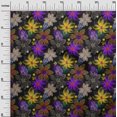 thumbnail image 3 of oneOone Polyester Spandex Yellow Fabric Texture Floral Craft Projects Decor Fabric Printed By The Yard 56 Inch Wide, 3 of 4