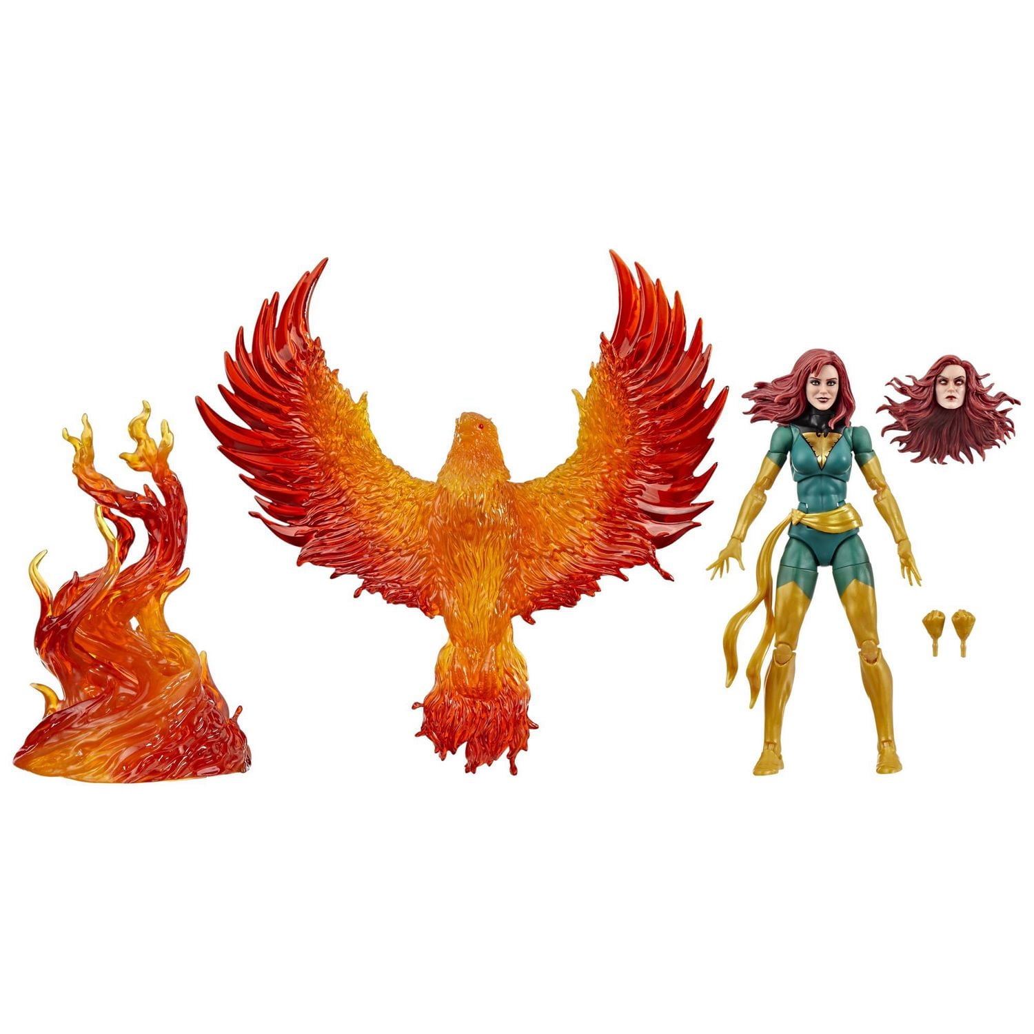 Marvel Legends Series Jean Grey and Phoenix Force, 6" Comics Collectible Action Figure