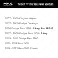thumbnail image 2 of MAX Advanced Brakes - Brake Kit For 2006-2018 Dodge Ram 1500 (5 Lug)| Carbon Ceramic Brake Pad and Rotor Kit Front and Rear| Daily Driving OE Replacement Brake Rotors, 2 of 9