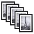 thumbnail image 1 of Cadre Photo Mural Moderne : 5 Pcs Cadre Photo 5 x 7 Pouces Cadre de Galerie avec Passe-Partout, 1 of 9