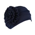 thumbnail image 1 of Side Applique Flower Hijab Hat Muslim Baotou Hat, 1 of 8