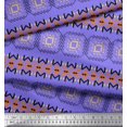 thumbnail image 2 of Soimoi Rayon Fabric Geometric African Print Fabric by Yard 42 Inch Wide, 2 of 3
