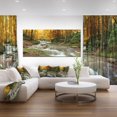 thumbnail image 4 of Designart Forest Waterfall with Yellow Trees Canvas Wall Art, 4 of 4