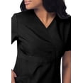 thumbnail image 3 of Sivvan Women's Scrub Set - Multi Pocket Cargo Pants & Stylish Mock Wrap Top (Available in 15 Colors), 3 of 6