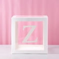 thumbnail image 1 of Event & Party 26 Letters DIY Party Decoration White Transparent Balloons for Weddings Confessions Birthdays and Scene Layouts, 1 of 7
